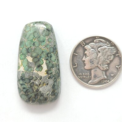 Natural Blue Boy Variscite Single Cabochon Free Form 20.8 Carats Hand Cut