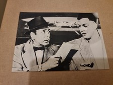 Postcard. Actor Actress. Humphrey Bogart. Mike Lane. 1980s Reproduction. Vintage