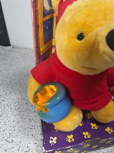 NEW- Vig Winnie-the-Pooh Plush- Sleepy Time Bear-Night Light-Fisher Price 1998 - Picture 8 of 14