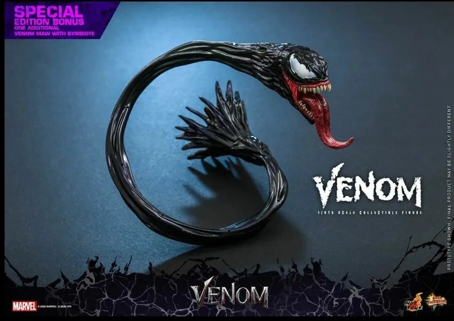 Hot Toys MMS590 Venom 1/6 Action Figure's Special Edition Symbiote