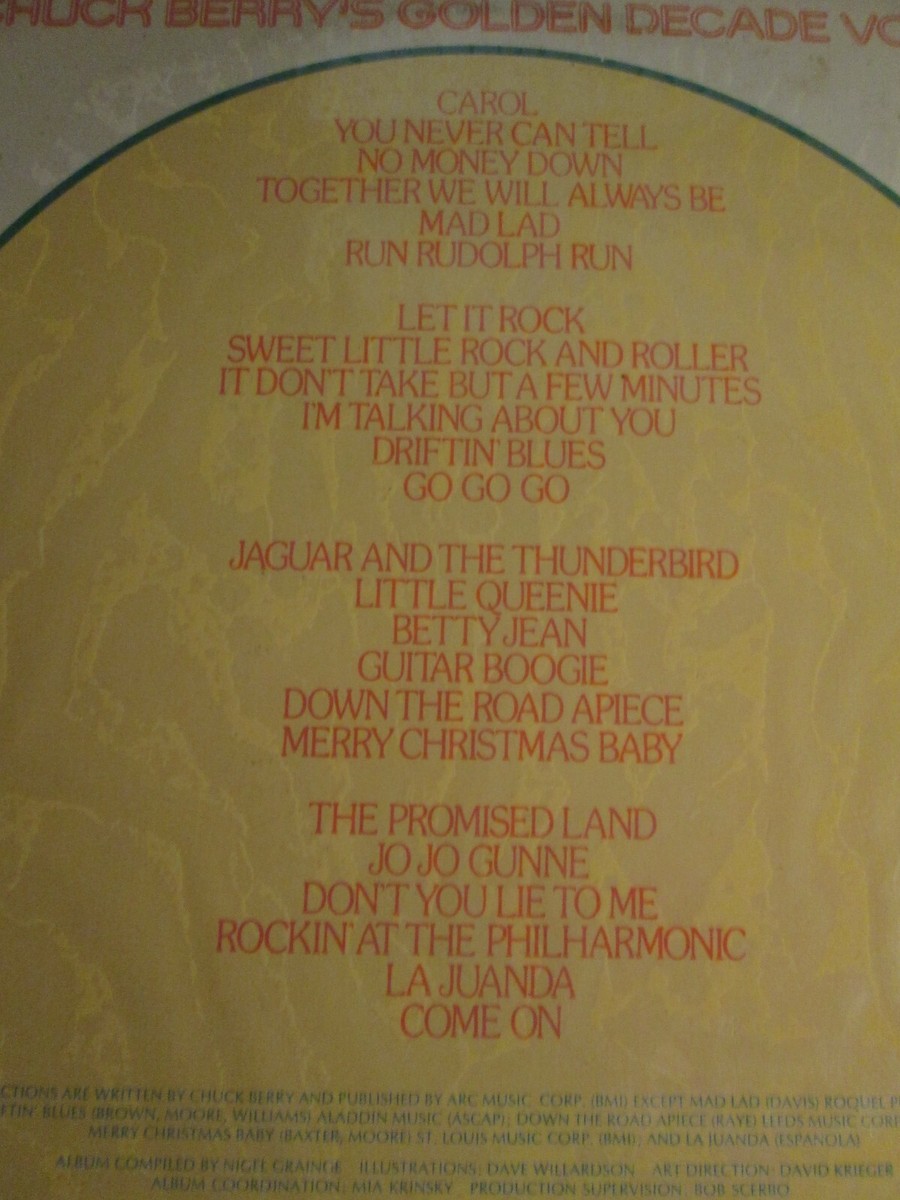 Chuck Berry - CB's Golden Decade Vol 2 Dbl lp (Some of his best