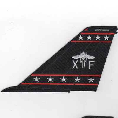 US NAVY VX-9 'Vampires' F-14 Tomcat Tailfin (Black/Bat/'XF' Tail Code/NO Text)