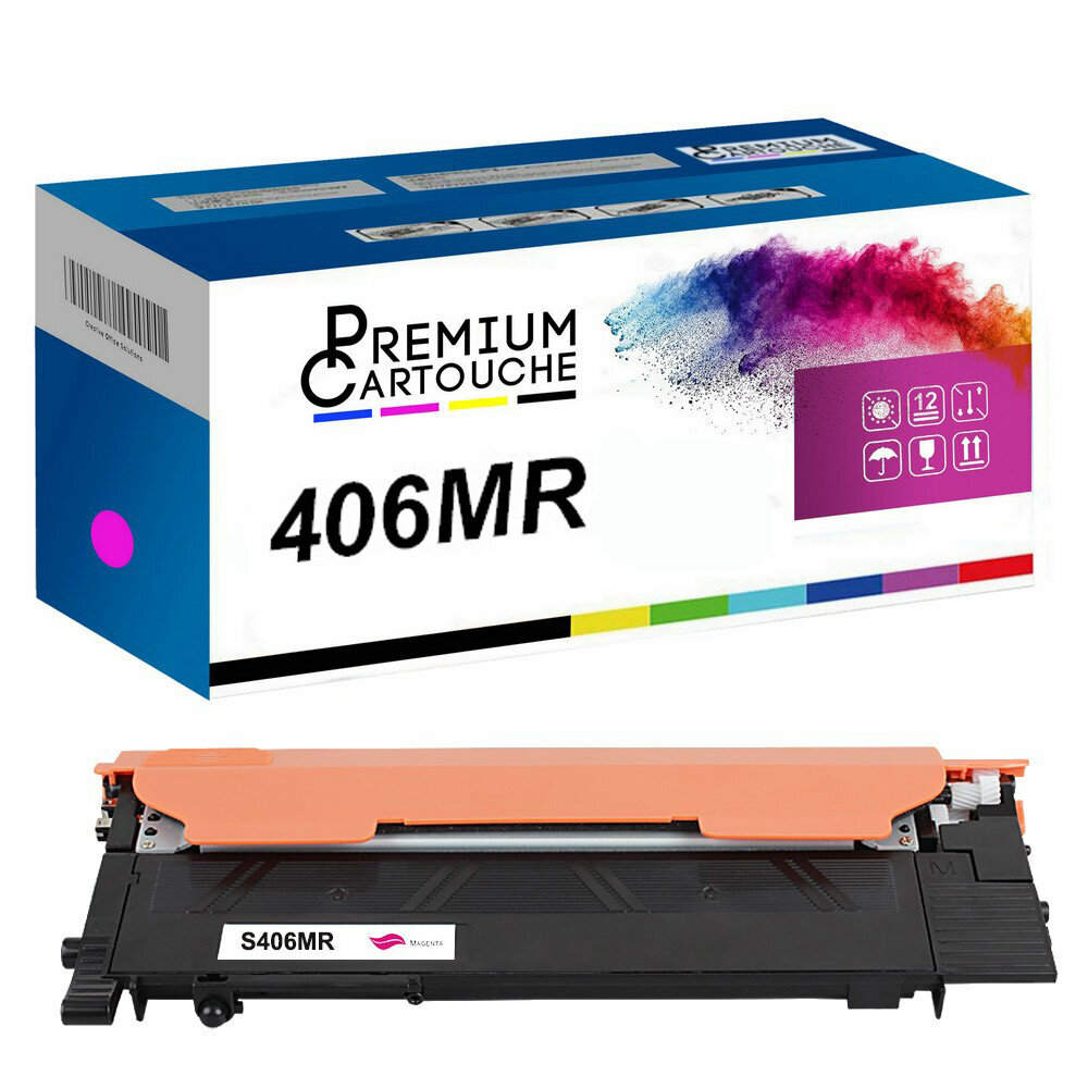 Toner CLT-406S ELS magenta premium pour des impressions laser d'une grande netteté