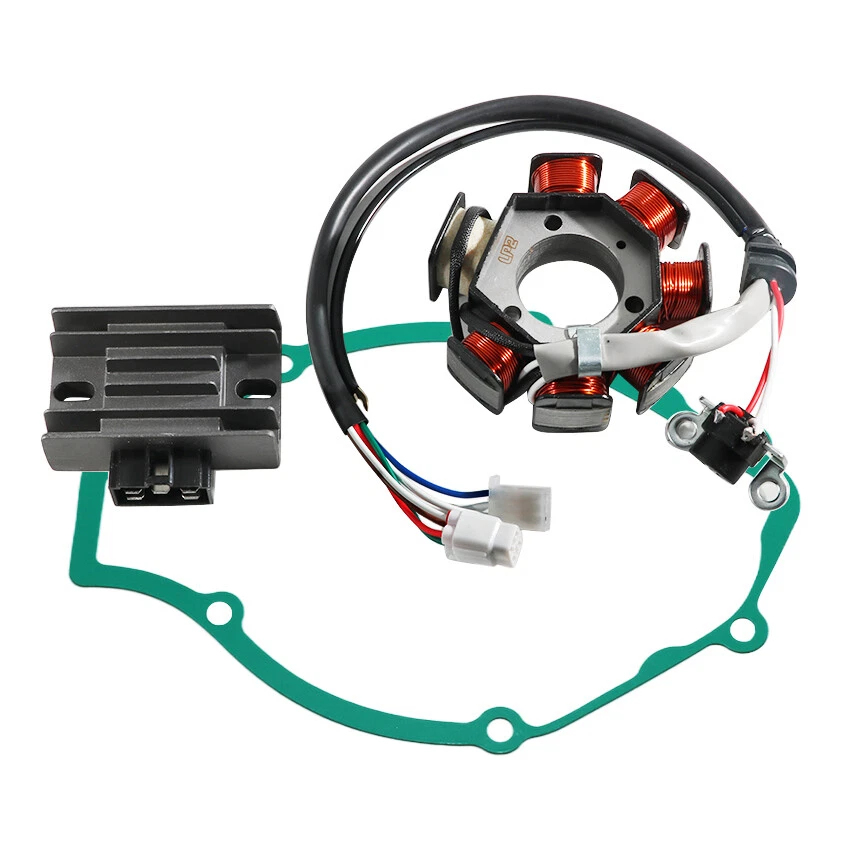 Regulador y junta de estator para Yamaha YBR125 YBR125E/EGS/G YB125 2CS 2013-2022 Foto 4 de 4