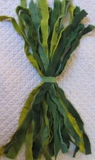 Bundled Hand-Dyed Wool Selvedges for Crafts, Prodding, Braiding Rugs #29