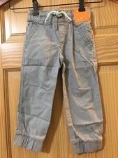 NWT Gymboree Boys Pull on Pants Light Gray Jogger 2T