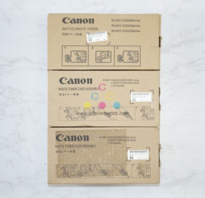3 OEM Canon iR AD C2030,C2025 Waste Toner Containers FM3-8173-020,FM3 ...
