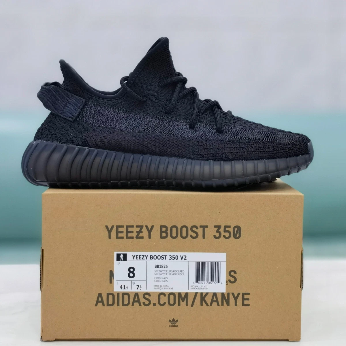 Adidas Yeezy Boost 350 V2 Onyx Black HQ4540 | eBay