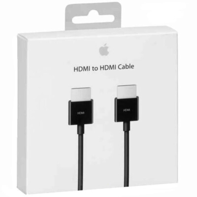 Original Apple MC838ZM/B HDMI Anschlusskabel 1.8m schwarz High Speed