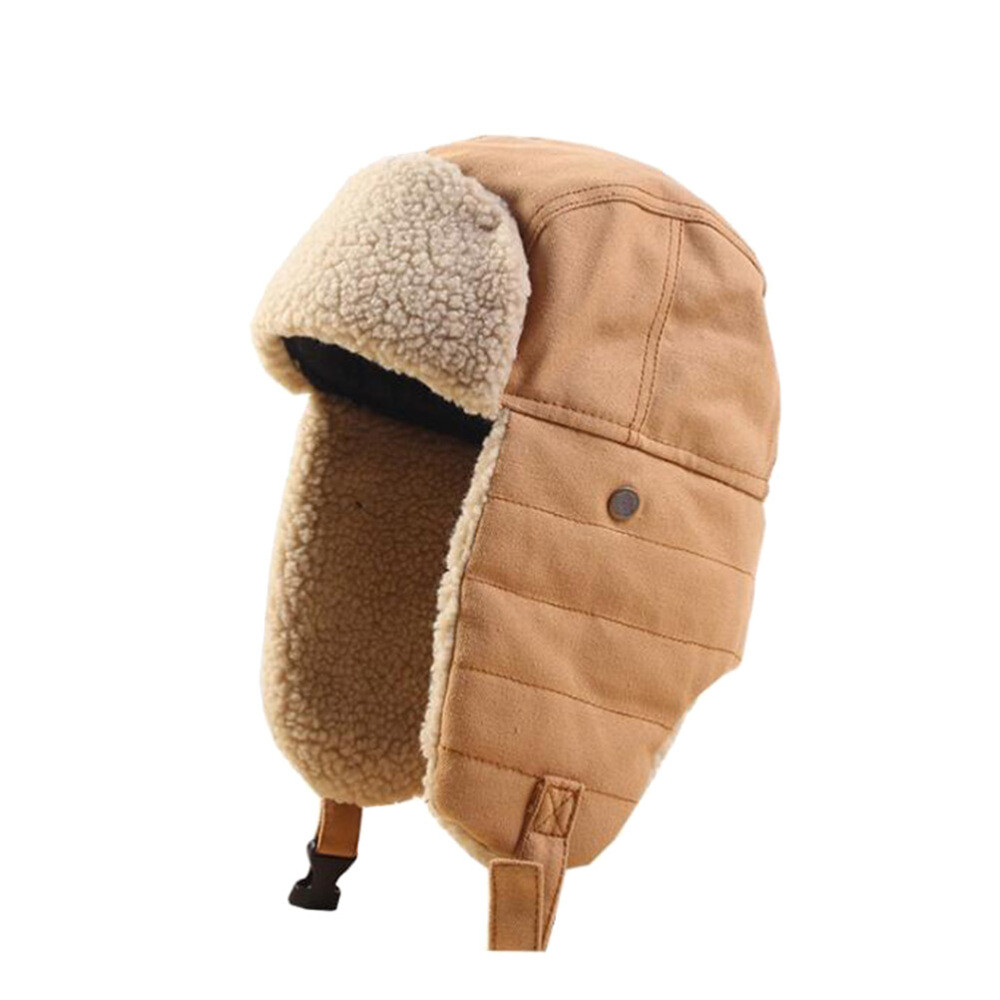 Bonnet Hiver Coupe-Vent Avec Caches-Oreilles & Masque Intégré - Fourrure - Unisexe - Pour Ski & Outdoor