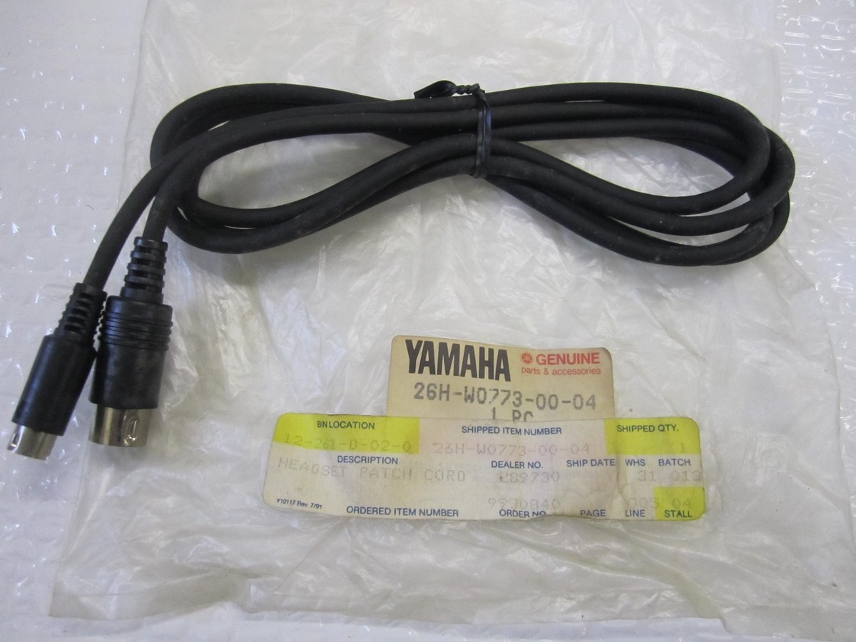 The.G.A 5×5 NOS YAMAHA VENTURE XVZ12 XVZ 1200 HEADSET PATCH CORD