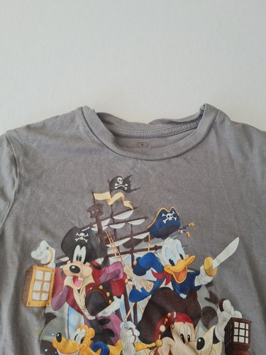 Boys Tshirt Disney Age 4 Short Sleeve Grey Mix 28765 - Picture 4 of 12