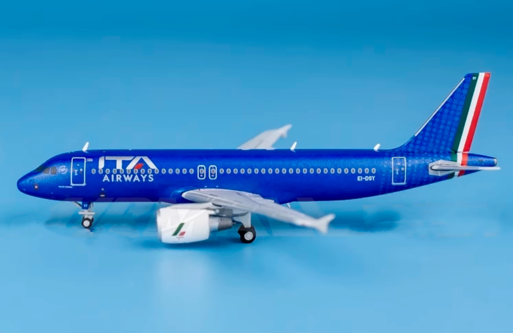 1:200 JC Wings ITA Airways AIRBUS A320 Airplane Diecast Aircraft