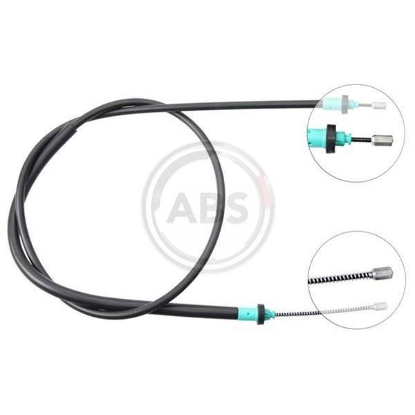 A.B.S. Handbremsseil Bremsseil Links Rechts Passend FüR Dacia Logan MCV-image
