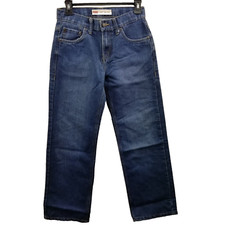 Levi's 550 Women's Jeans Blue Size 12 w26 26 Inseam Low Rise Straight Cut Denim