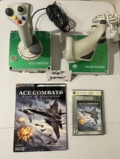 Ace Combat 6 COMPLETE Ace-Edge Flight Stick Controller Game & Guide Xbox 360