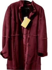Centigrade Outwear Women Long Coat Size Medium Brand New With Tags( Burgundy)
