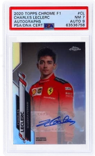 2020 Topps Chrome Formula 1 Charles Leclerc Auto #F1ACL /52 PSA 7