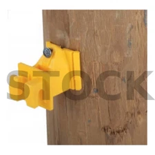 Dare Products 1728-25 Snug Wood Post Insulator - Yellow - 25 PK