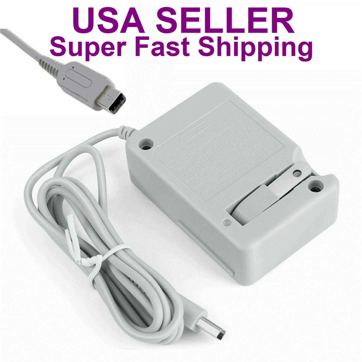 Portable AC Wall Charger for Nintendo Switch NEW 3DS XL / NEW 2DS XL / DSi  / DSiXL / DSiLL / 3DS XL LL 2DS 3DS Power Adapter