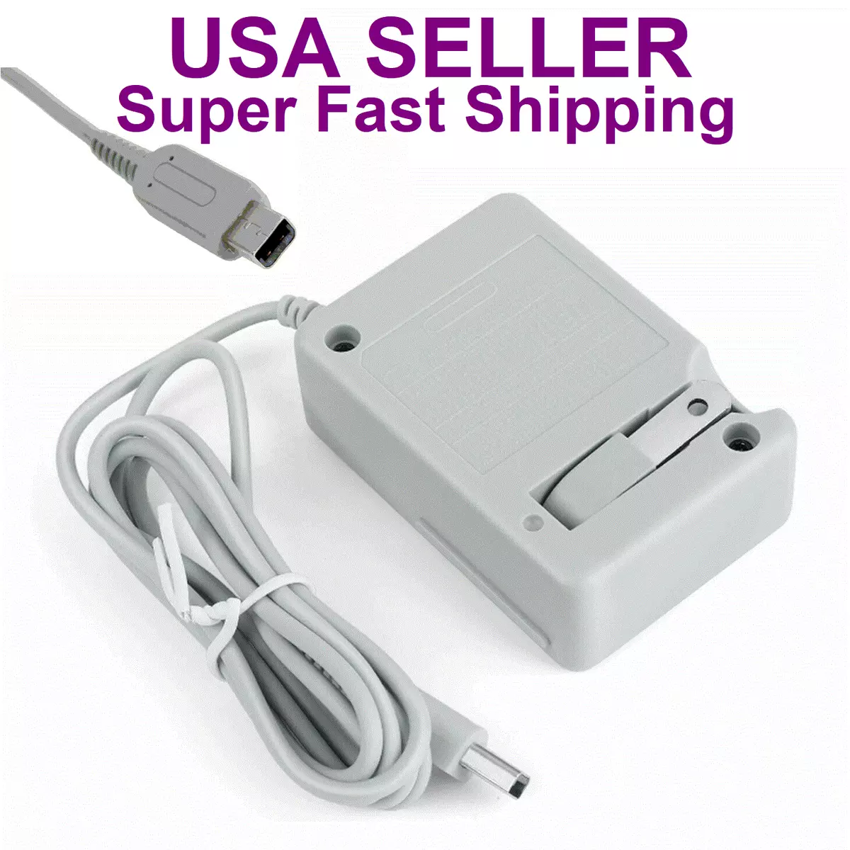 Wall AC Power Charger for Nintendo DSi/3DS/XL 