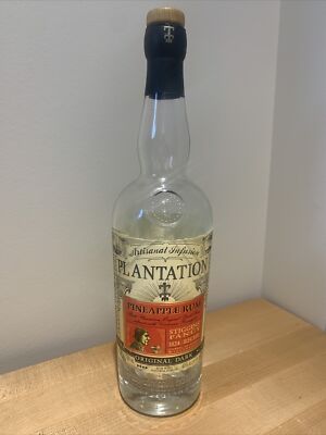 Plantation Stiggins  Fancy Pineapple Rum Empty Bottle