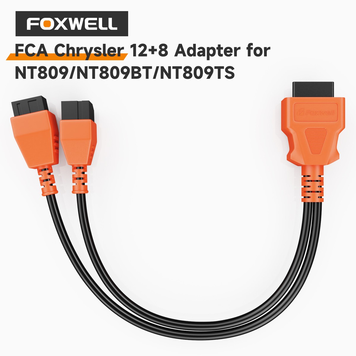 Foxwell For Chrysler 12+8 OBD2 Scanner Adapter Cable Work W/ NT8