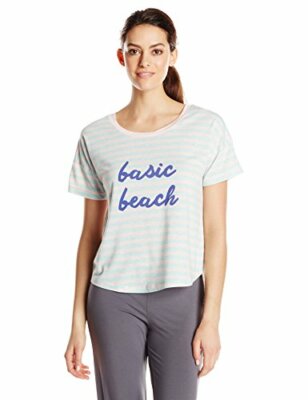 Honeydew Intimates Women's 'Up All Night' Graphic Tee - Comfortable Loose Fit Sleep & Lounge T-Shirt