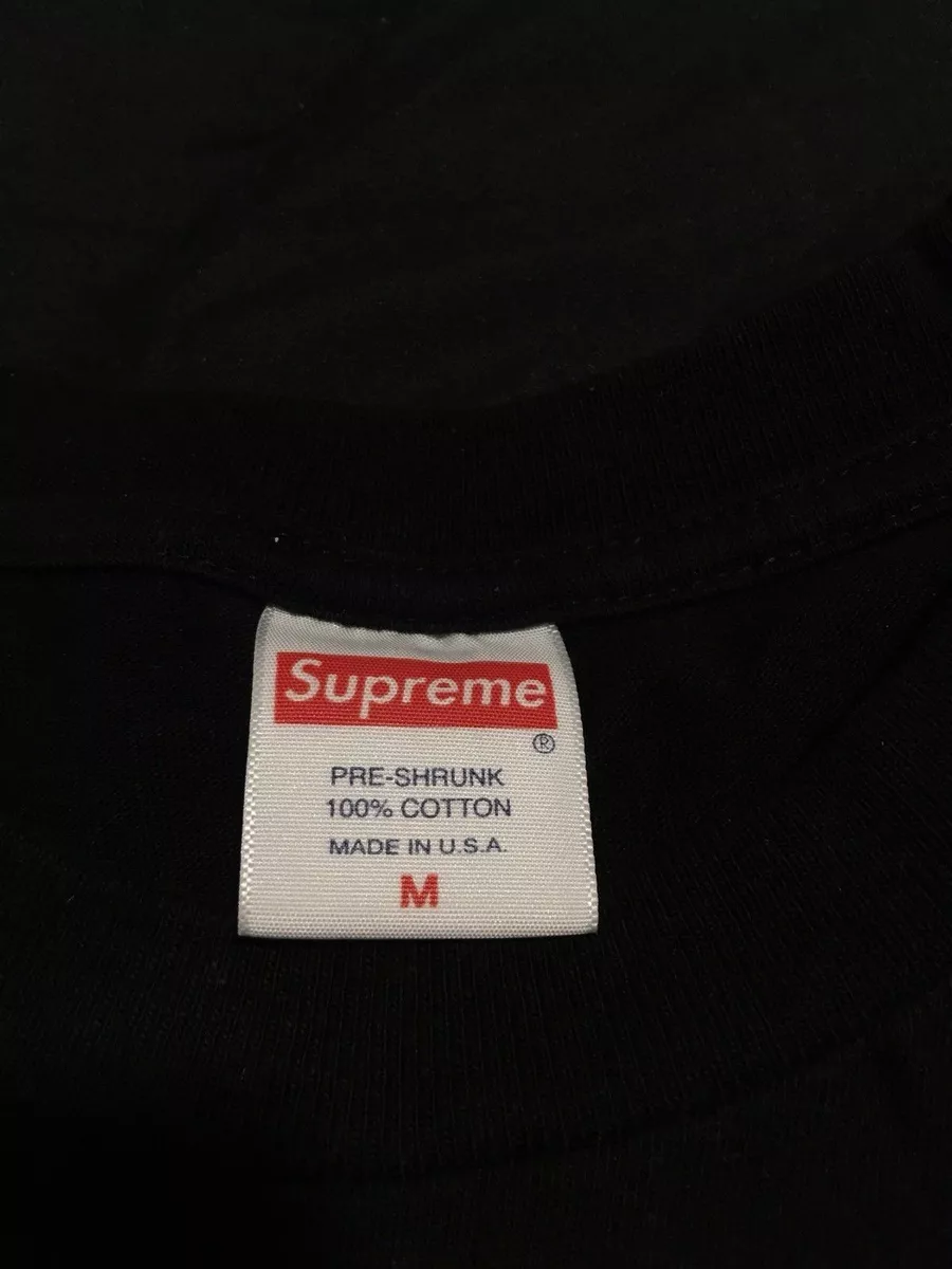 100% Authentic Supreme FW17 Nasty Nas Tee Shirt - Black Size Medium SOLD OUT