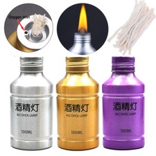 100ML Portable Alcohol Burner Lamp Case Aluminum Alloy Stoves Alcohol Lamp