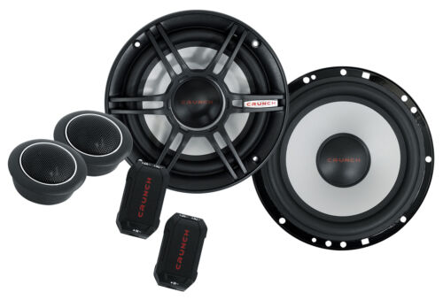 Pair Crunch CS65C 6.5" Car Audio Component Speakers 300 Watts Max 6 1/2" Inch - Picture 1 of 12