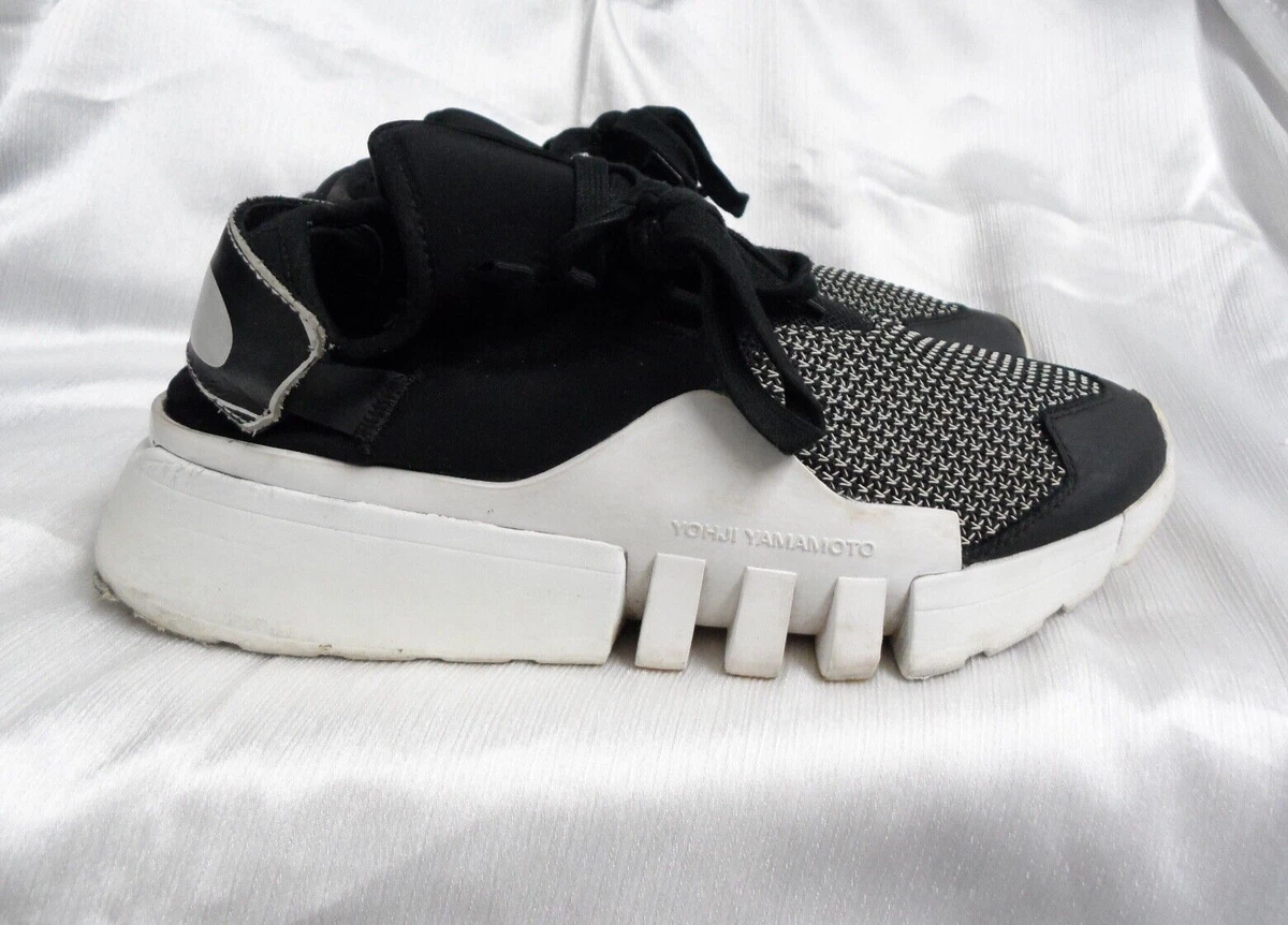 Mens Adidas Y 3 Ayero CG3169 Yohji Yamamoto Black White Sneaker Shoes Sz 10.5
