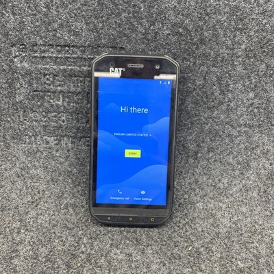 Caterpillar CAT S48c - 64GB - Black (Sprint) Rugged Smartphone GOOD B066