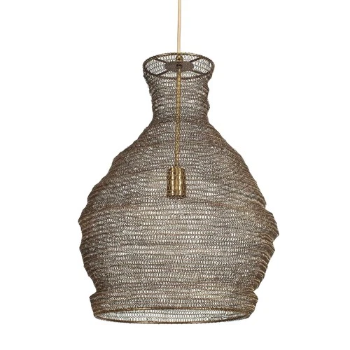 Uttermost Murmur Woven Brass 1 Light Pendant - N/A - Picture 3 of 10