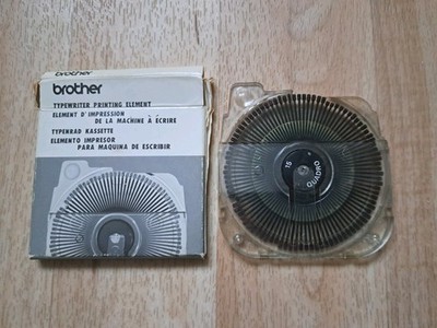 1x Brother 410-08 German Schrift Typenrad Ouadro 15 Din 2137