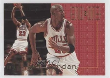 1995-96 Fleer End 2 End Michael Jordan #9 HOF