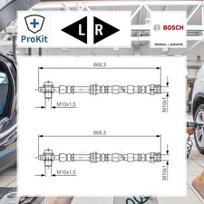 2x ORIGINAL® Bosch Bremsschlauch Vorne für VW PASSAT B8 Variant TIGUAN TOURAN