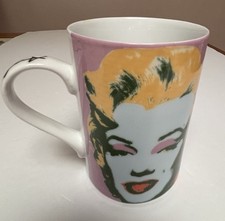 Marilyn Monroe by Andy Warhol Porcelain Mug - 1997 BLOCK Marilyn Monroe Mug