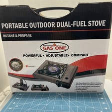 Coleman 3 Burner Powerhouse Duel Fuel Camp Stove 428-700 1999 wBox