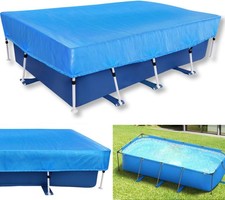 157 X 83 Regular Pool Cover for Above Ground Pools 13 x 7 Rectangular Frame Swim