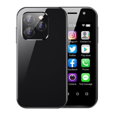 SOYES XS14 Pro Mini 3.0'' Smartphone, 4G, Android 9.0, 2GB+ 16GB, Midnight Black