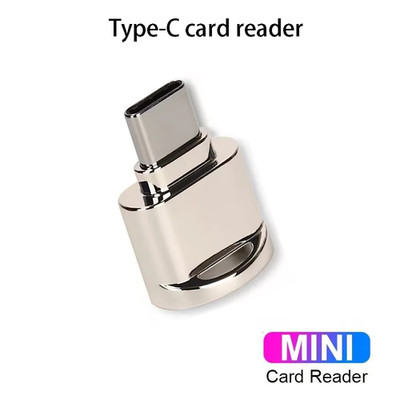 Zinc Alloy Type-C TF Card Reader USB 3.1 Multi-Functional OTG Mobile Card Reader