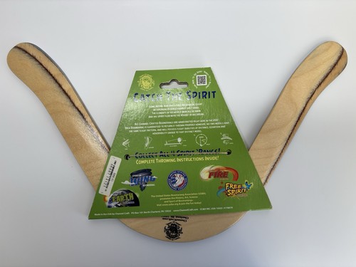 Boomerang Channel Craft Spirit of Earth Right Hand Made in USA Pennsylvania New - Picture 5 of 11