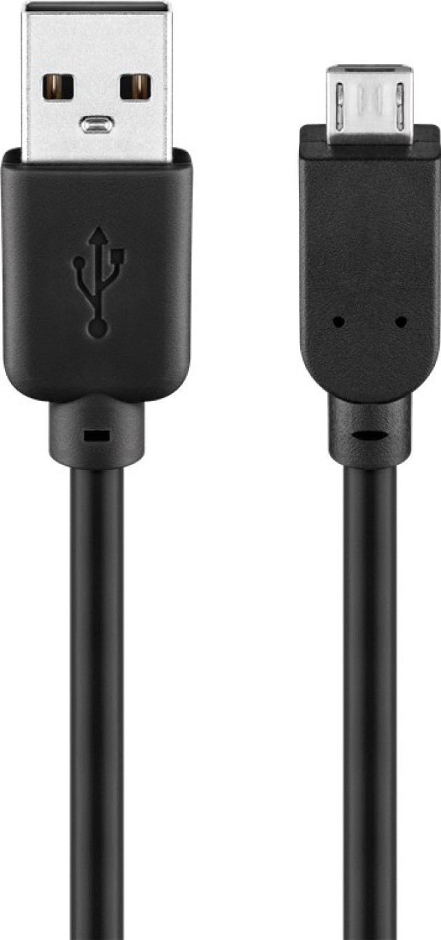 2.0 Hi-Speed Micro USB Cable, 0.6m Black 93922