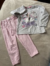 Disney Minnie Mouse Kinderpyjama Pyjama Schlafanzug Zweiteiler Set