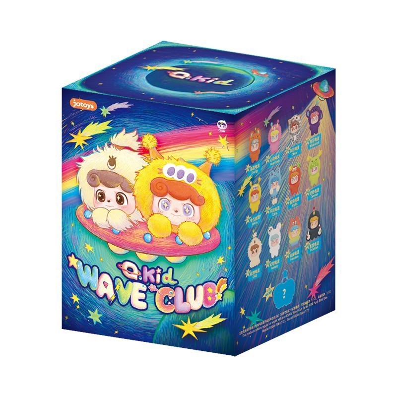 Jotoys Q.kid Wave Club Mini Series Blind Box X Figure Pendant Toy Gift New