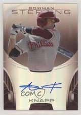 2013 Bowman Sterling Prospect Ruby Refractor 70/99 Andrew Knapp Auto g9j