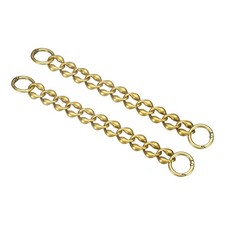 2Pcs Purse Strap Extender 8.7-Inch, Bag Extender Chain Dark Gold, 0.8 Width