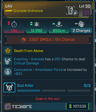 Borderlands 4 • Legendary Ordnance • UAV Fire • God Killer • Nivel 50 • PS PC XB