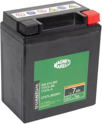 MAGNETI MARELLI QUANTUM ENERGY Batterie 7Ah AGM 75A 100A UTX7L-BS
